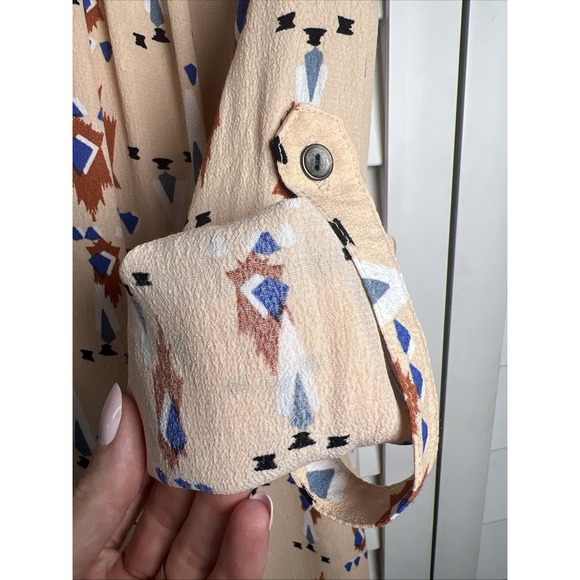 Anthropologie Dolan Wanderlust Southwestern Aztec Print Dress Size Medium - Picture 7 of 12